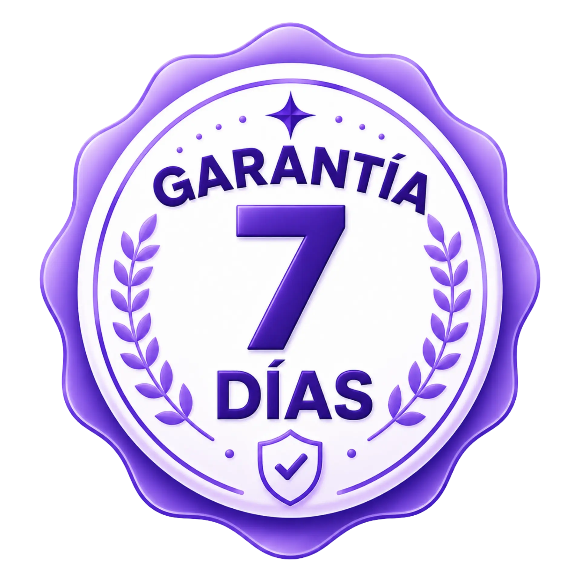 Sello de garantía de 7 días